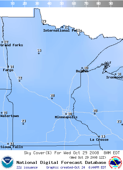 National Digital Forecast Database Image