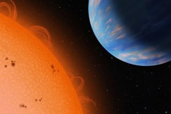 artistic visualization of an extrasolar planet