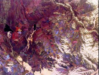 Space Radar Image of Tuva, Central Asia