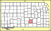 Map of Declared Counties for Emergency 3126