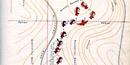 Ellison Orr Map of Marching Bear Group - Effigy Mounds N.M. Collections