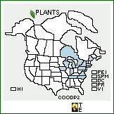 Distribution of Corallorhiza odontorhiza (Willd.) Poir. var. pringlei (Greenm.) Freudenstein. . 