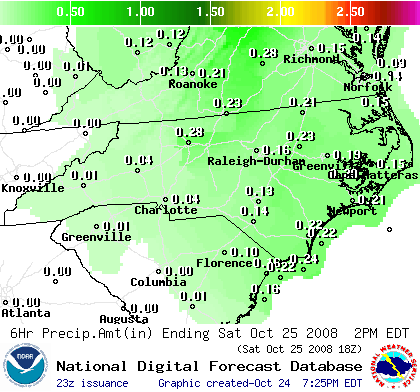 National Digital Forecast Database Image