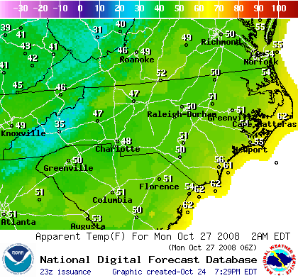 National Digital Forecast Database Image