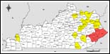 Map of Declared Counties for Disaster 1388