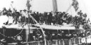 The Rough Riders embarking for Cuba from Tampa, Florida.
