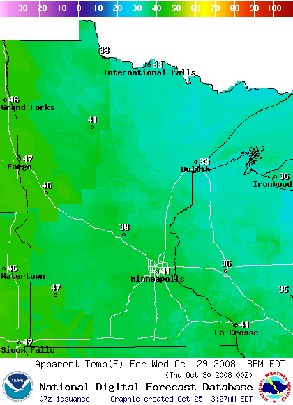 National Digital Forecast Database Image