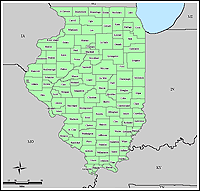 Mapa de condados declarados del emergencias 3230