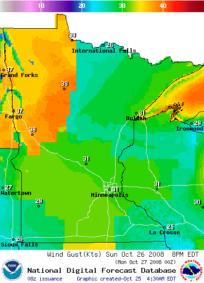 National Digital Forecast Database Image