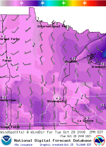 National Digital Forecast Database Image