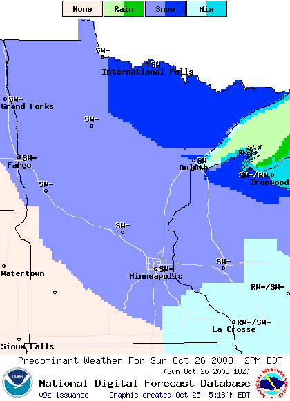 National Digital Forecast Database Image