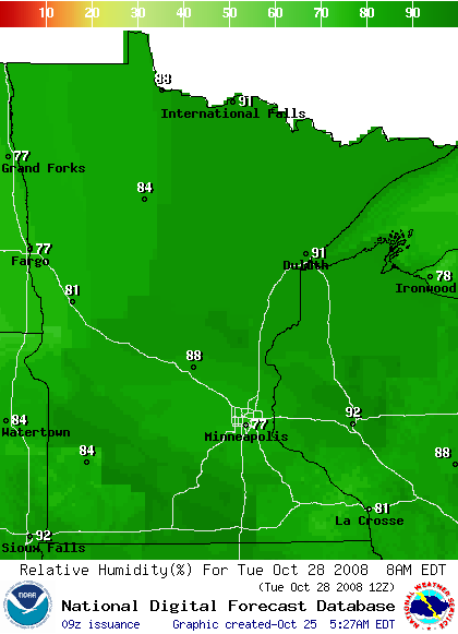 National Digital Forecast Database Image