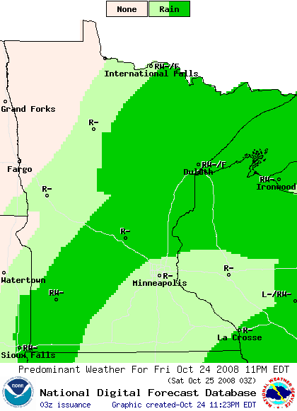 National Digital Forecast Database Image