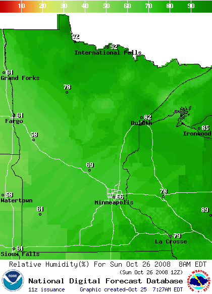 National Digital Forecast Database Image