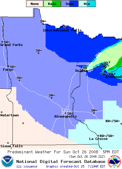 National Digital Forecast Database Image