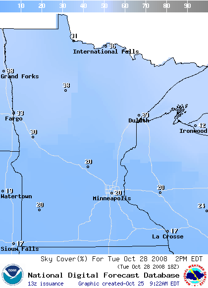 National Digital Forecast Database Image