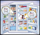 Open refrigerator