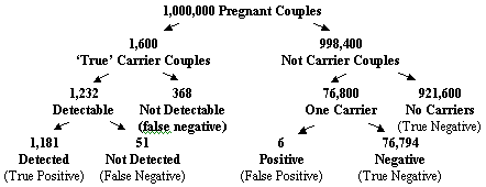 Figure 1:  1,000,000 Pregnant Couples