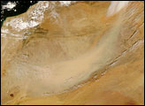 Thumbnail of Dust Over the western Sahara Desert