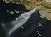 Thumbnail of Fires near Los Angeles, California