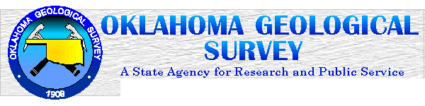 Oklahoma Geological Survey 1908 LOGO A state agency for research and public service, Charles J. Mankin, Director