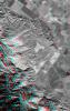 SRTM Anaglyph: Wheeler Ridge, California