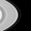 Pandora and Prometheus Near F Ring