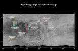 High Spatial Resolution Europa Coverage by the Galileo Near Infrared Mapping Spectrometer (NIMS)