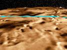 Proposed Mars Polar Lander Landing Site (Perspective View 2)