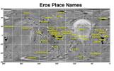 Eros Map and Place Names