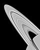 Two-image mosaic of Saturn's rings