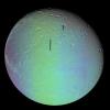 Dione in Full View - False Color