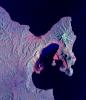 Space Radar Image of Rabaul Volcano, New Guinea