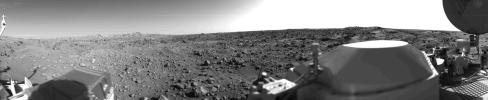 First Panoramic View From The Surface Of Mars
