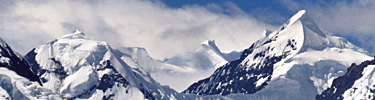 The Fairweather Mountains rise over 15,000 feet in elevation