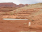 Low water at Lake Powell in 2003