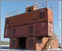 Maconb fire training facility building.