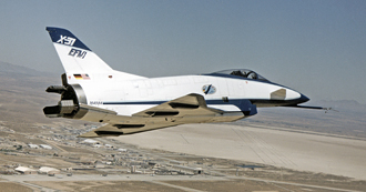 X-31 in flight