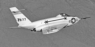 X-4 in flight