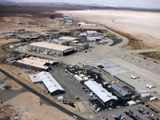 Aerial view of Dryden Flight Research Center