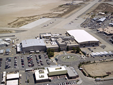 aerial photo of Dryden Flight Research Center