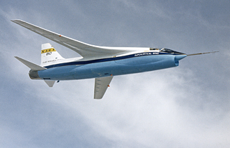 F-8 Super Critical Wing in flight