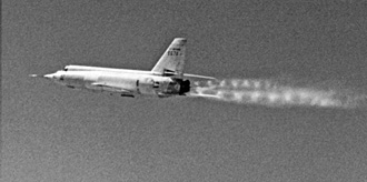 X-2 in flight