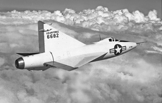 XF-92A in flight