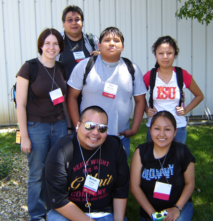 Photo of Alexandra, Delbert, Nathan, Titus, Sharon and Regina