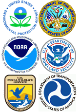 EPA, US Army, NOAA, Homeland Security, Fish and Wildlife Service, Dept. of Transportation