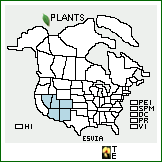 Distribution of Escobaria vivipara (Nutt.) Buxbaum var. arizonica (Engelm.) D.R. Hunt. . 