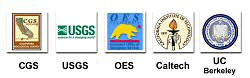 CGS | USGS | Caltech | OES | UCB