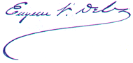 Eugene V. Debs Signature