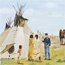 Dragoons and Indians at Fort Scott, artist Hugh Brown